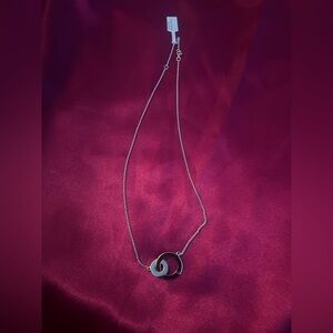 Sterling Silver Necklace with Intertwined Circles